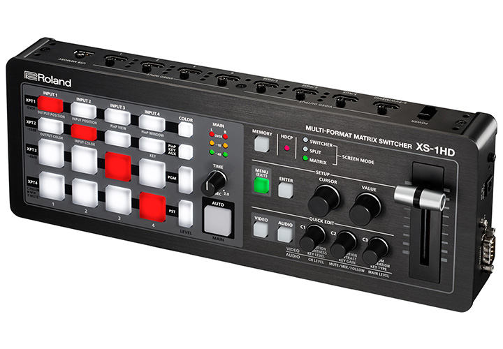 XS-1HD マルチフォーマットライブスイッチャー